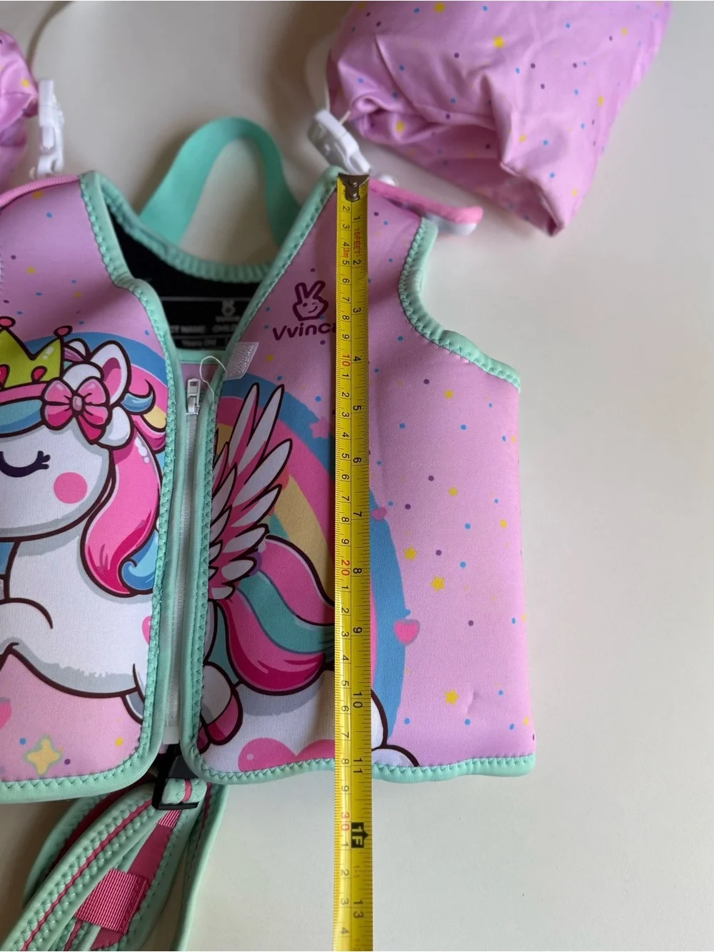 Toddler Swim Vest Floaties Puddle Jumper 2-5 years Size M 33-50lbs Girls Unicorn